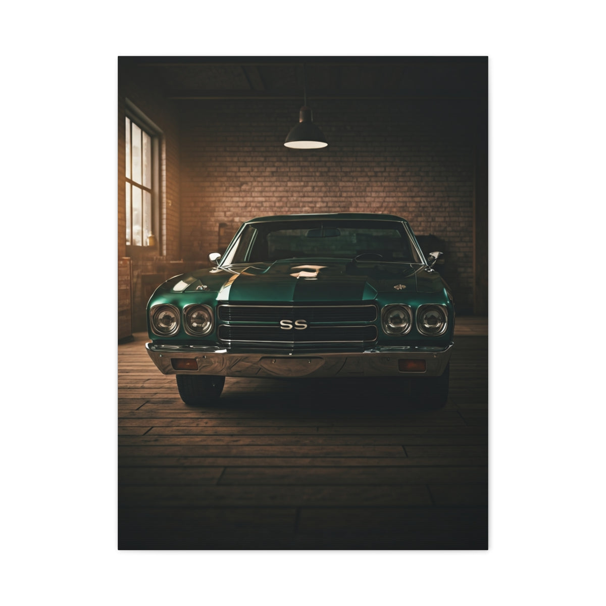 Chevrolet El Camino SS Classic Workshop Wall Art & Canvas Prints