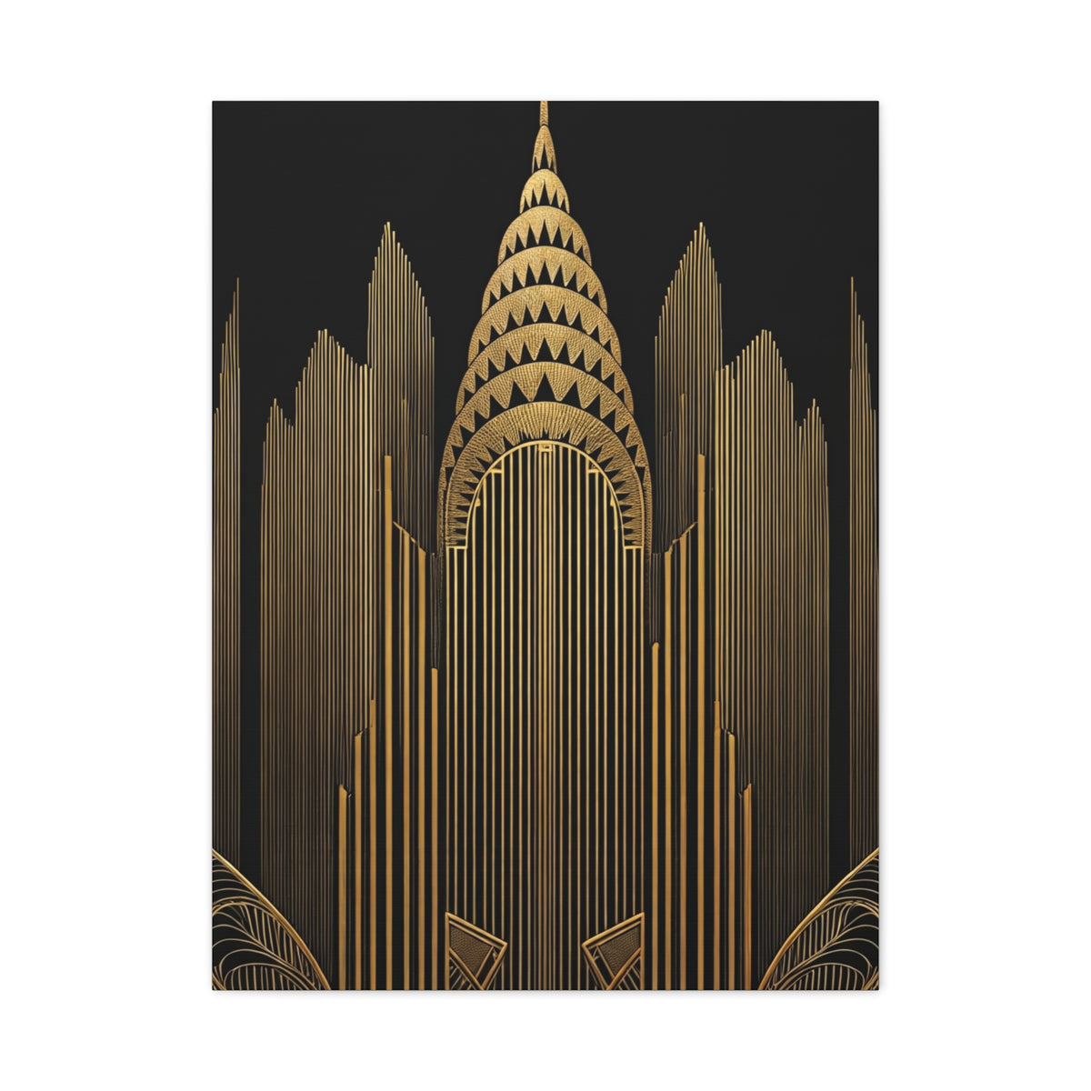 Cathedral Spire Art Deco Architecture Wall Art & Canvas Prints