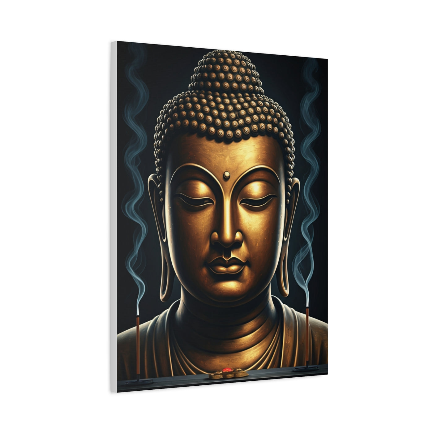 Mystical Aura Buddha Portrait Wall Art & Canvas Prints