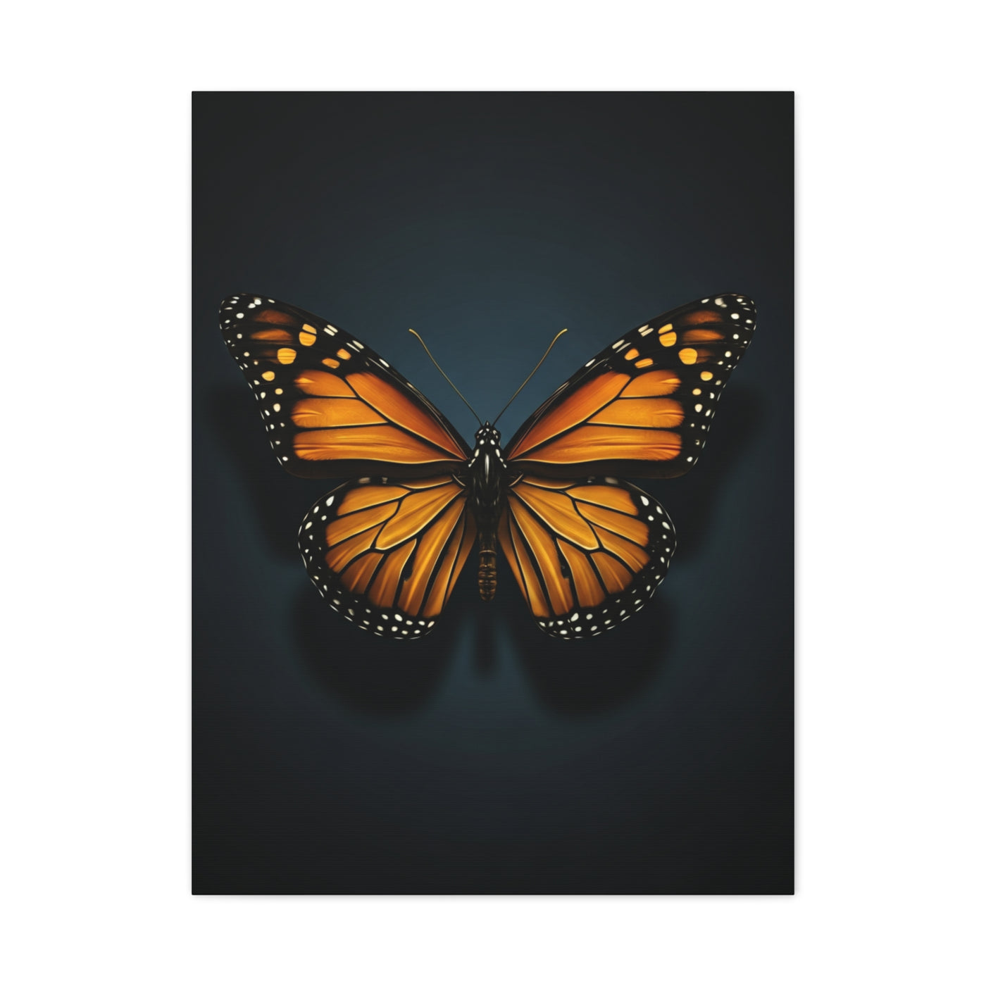 Monarch Butterfly Symmetry Portrait Wall Art & Canvas Prints