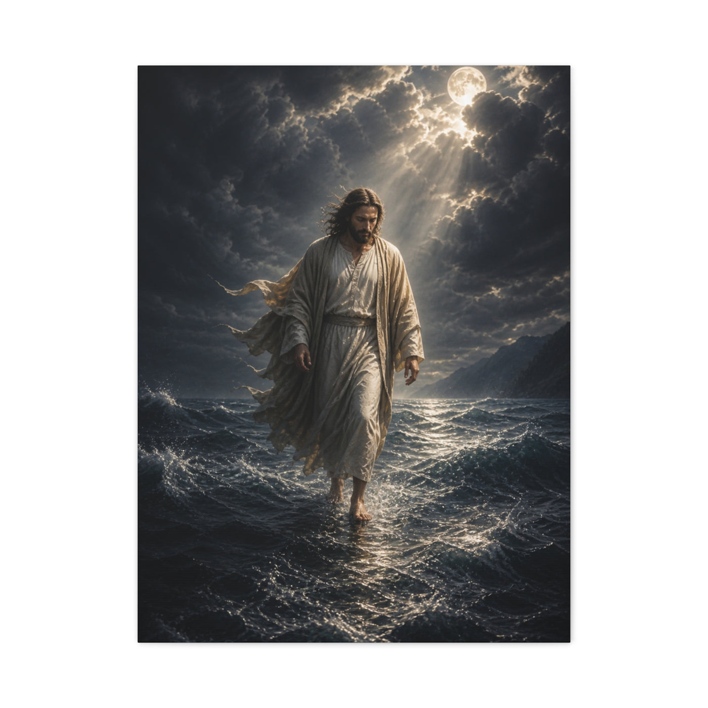 Jesus Walking on Water Wall Art & Canvas Print