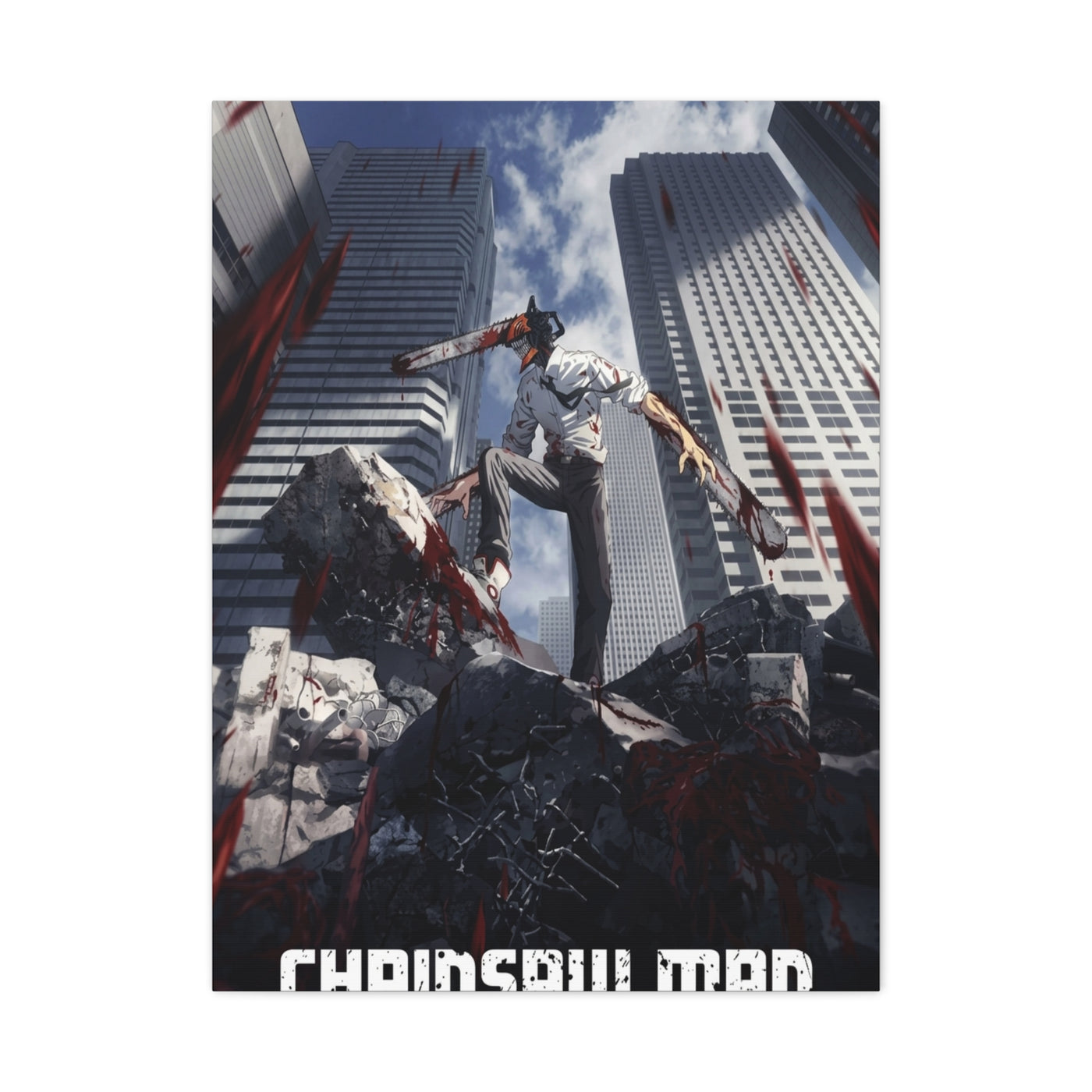 Chainsaw Man Poster Wall Art & Canvas Print