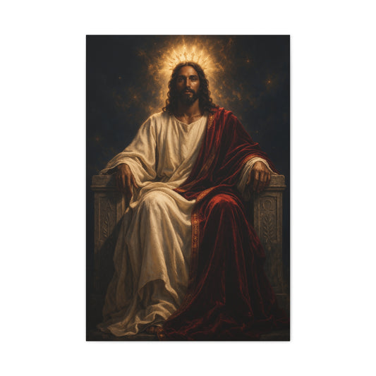 Christ the King Radiant Throne Wall Art & Canvas Print
