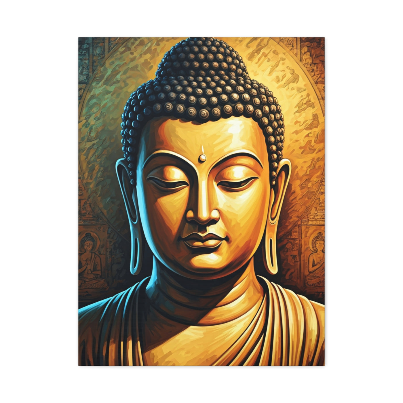 Temple Light Buddha Artwork Wall Art & Canvas Prints