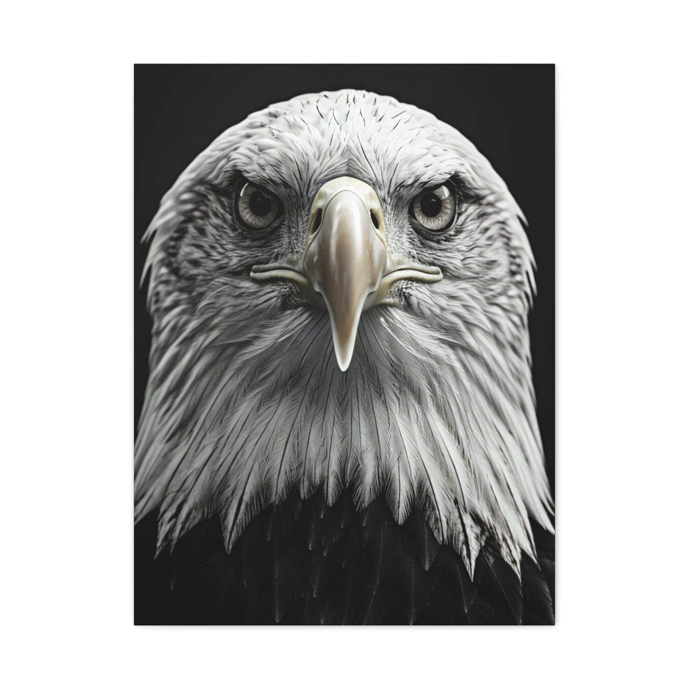 Bald Eagle Power Portrait Wall Art & Canvas Prints