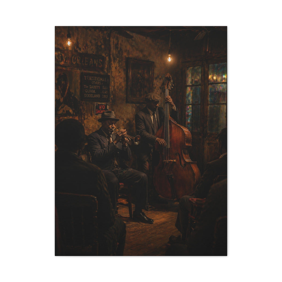 Preservation Hall Jazz Scene Wall Art & Canvas Print