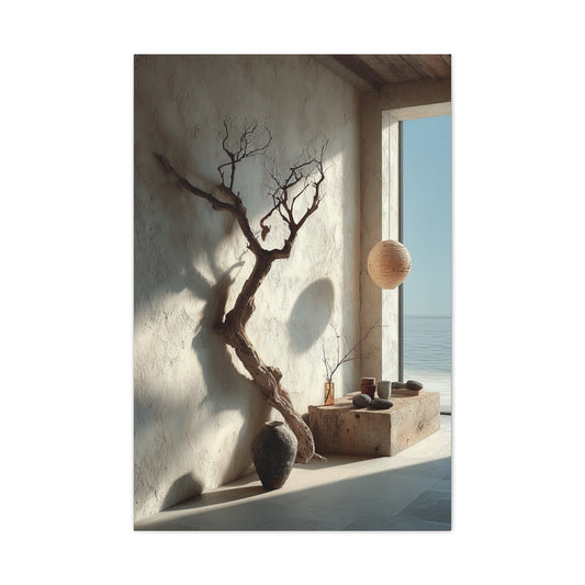 Wabi-Sabi Driftwood Interior Wall Art & Canvas Print