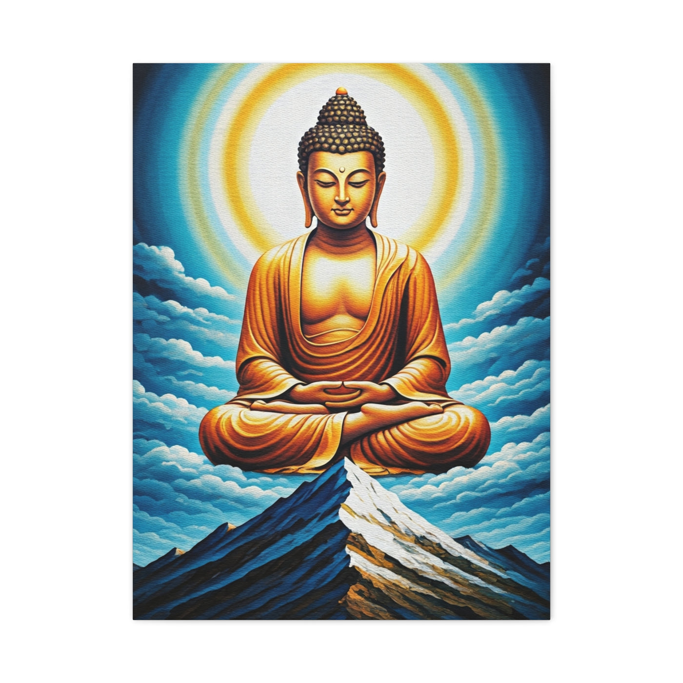 Celestial Buddha Above the Mountains Wall Art & Canvas Prints