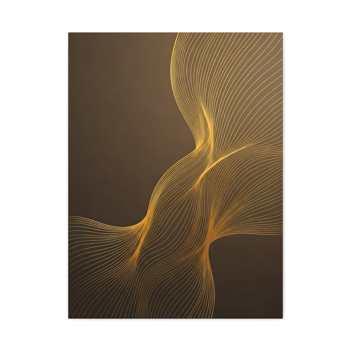 Golden Flow Light Abstract Wall Art & Canvas Prints