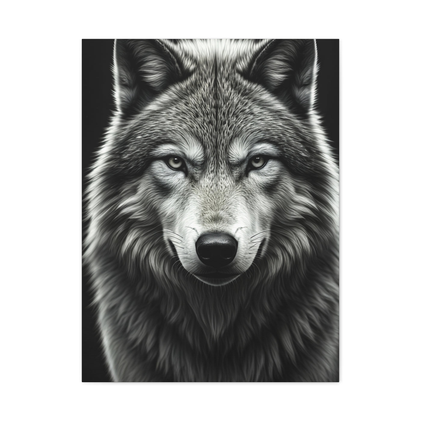 Arctic Wolf Intense Portrait Wall Art & Canvas Prints