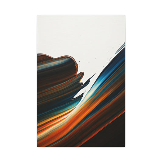 Expressive Dark Flow Abstract Wall Art & Canvas Prints