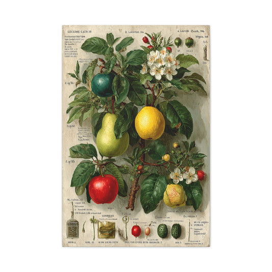 Antique Pomology Botanical Study Wall Art & Canvas Print