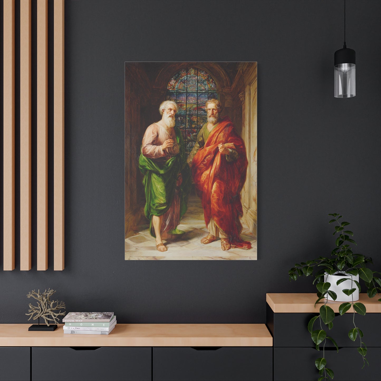 St Peter and St Paul in Cathedral Light Wall Art & Canvas Print