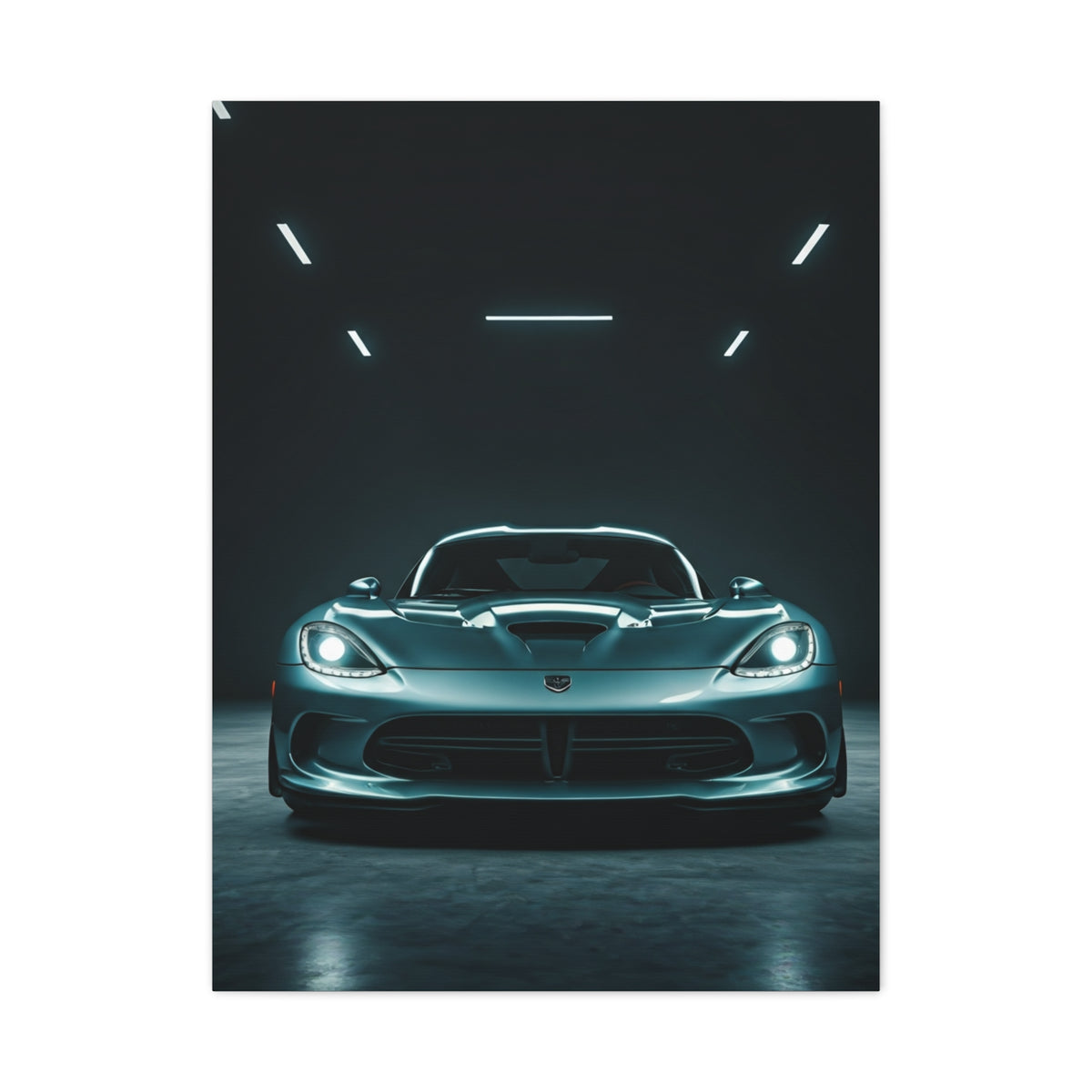 Dodge Viper Showroom Centerpiece Wall Art & Canvas Prints