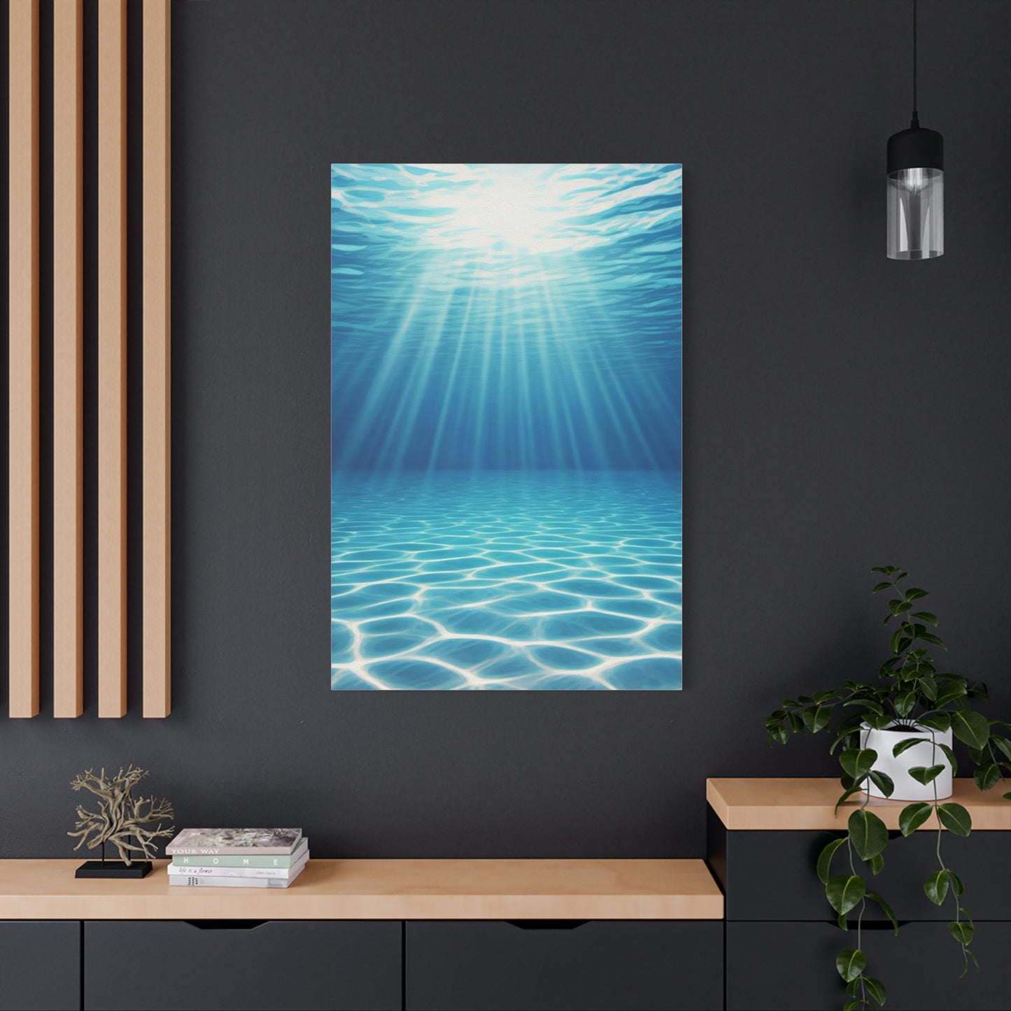 Sunlit Underwater Glow Wall Art & Canvas Prints Product Description
