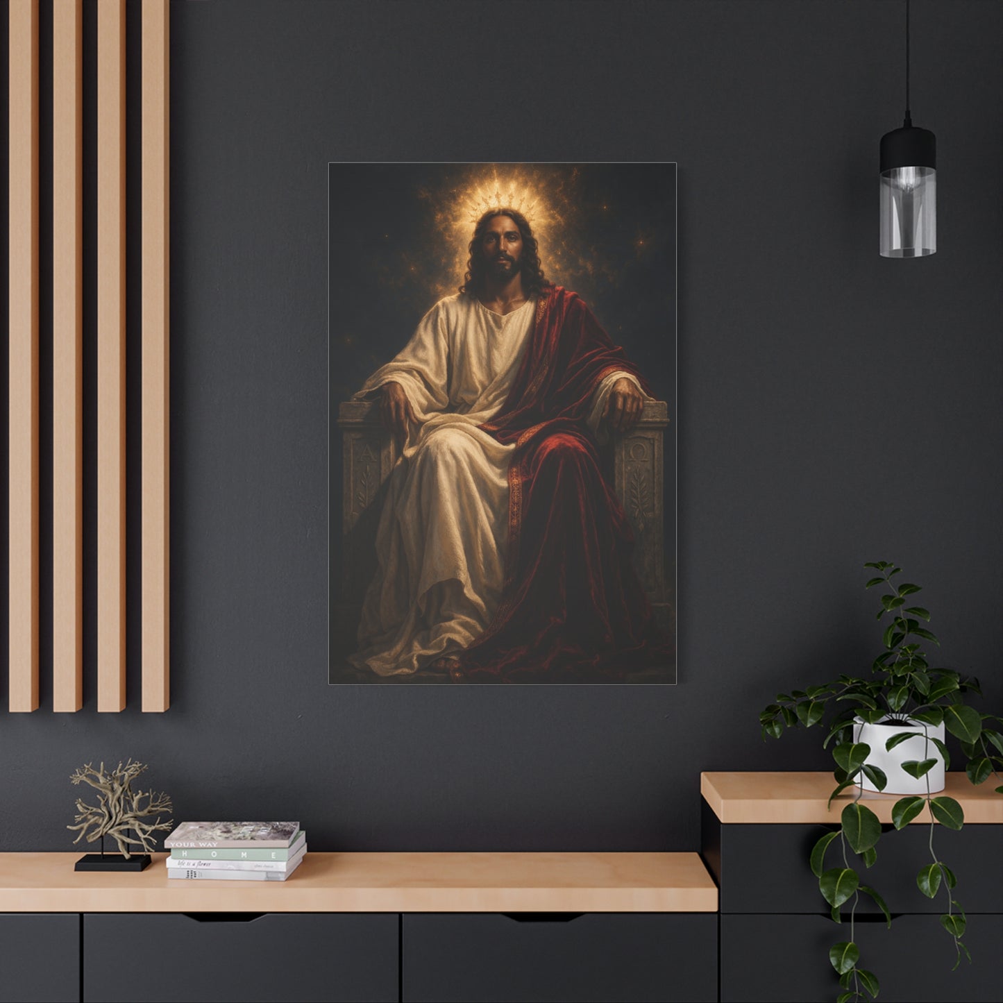 Christ the King Radiant Throne Wall Art & Canvas Print