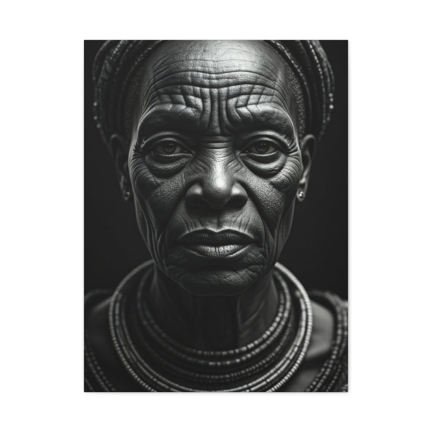Enduring Grace Black & White Portrait Wall Art & Canvas Prints