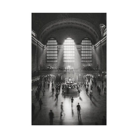 Grand Central Light & Motion Study Wall Art & Canvas Print
