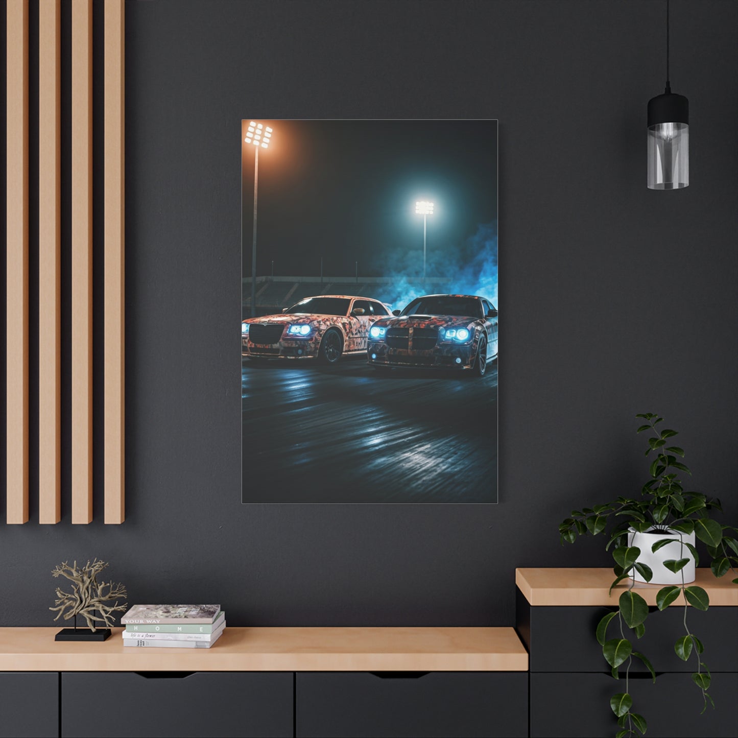 Twin Torque Launch Chrysler 300C SRT 8 vs Dodge Magnum Sleeper Wall Art & Canvas Prints