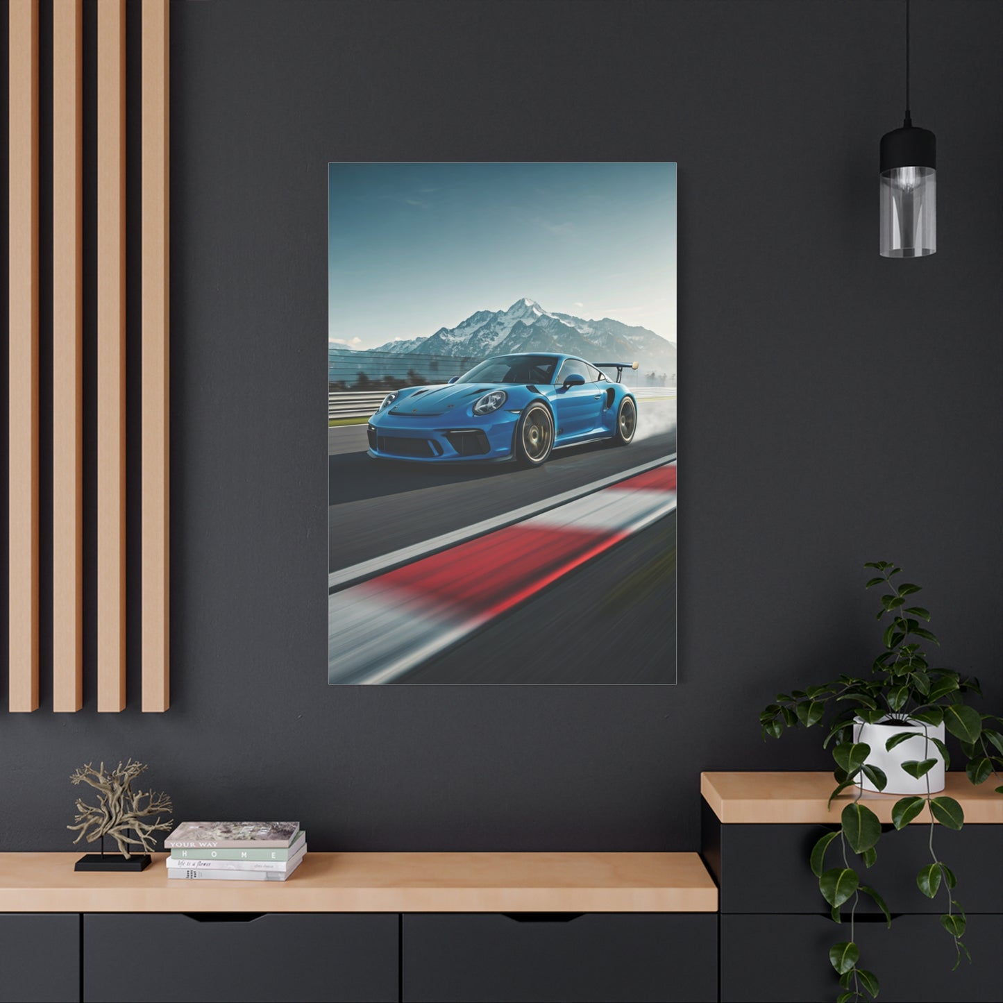 2019 Porsche 911 Alpine Circuit Attack Wall Art & Canvas Prints