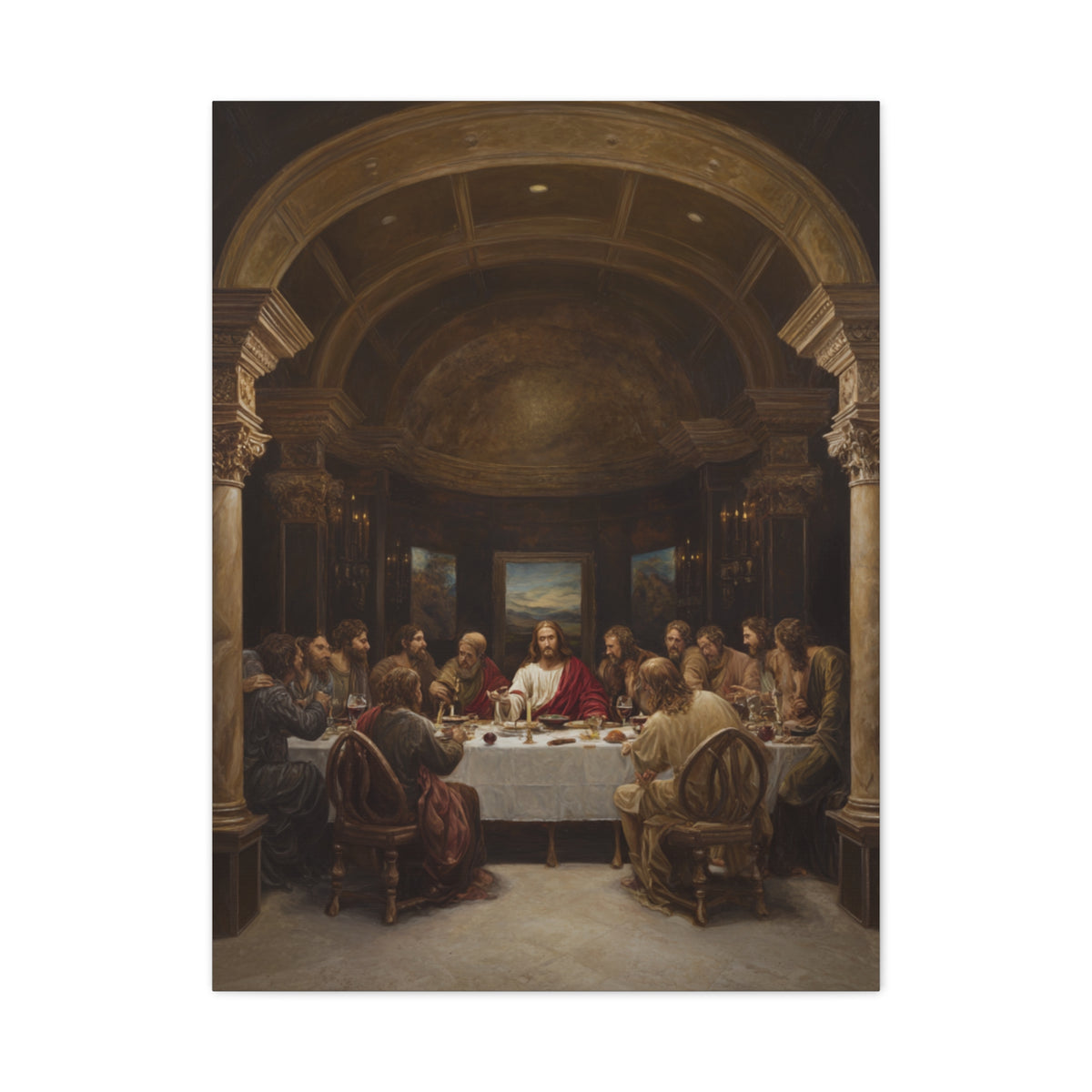 The Last Supper Sacred Renaissance Masterpiece Wall Art & Canvas Print