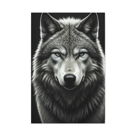 Arctic Wolf Intense Portrait Wall Art & Canvas Prints