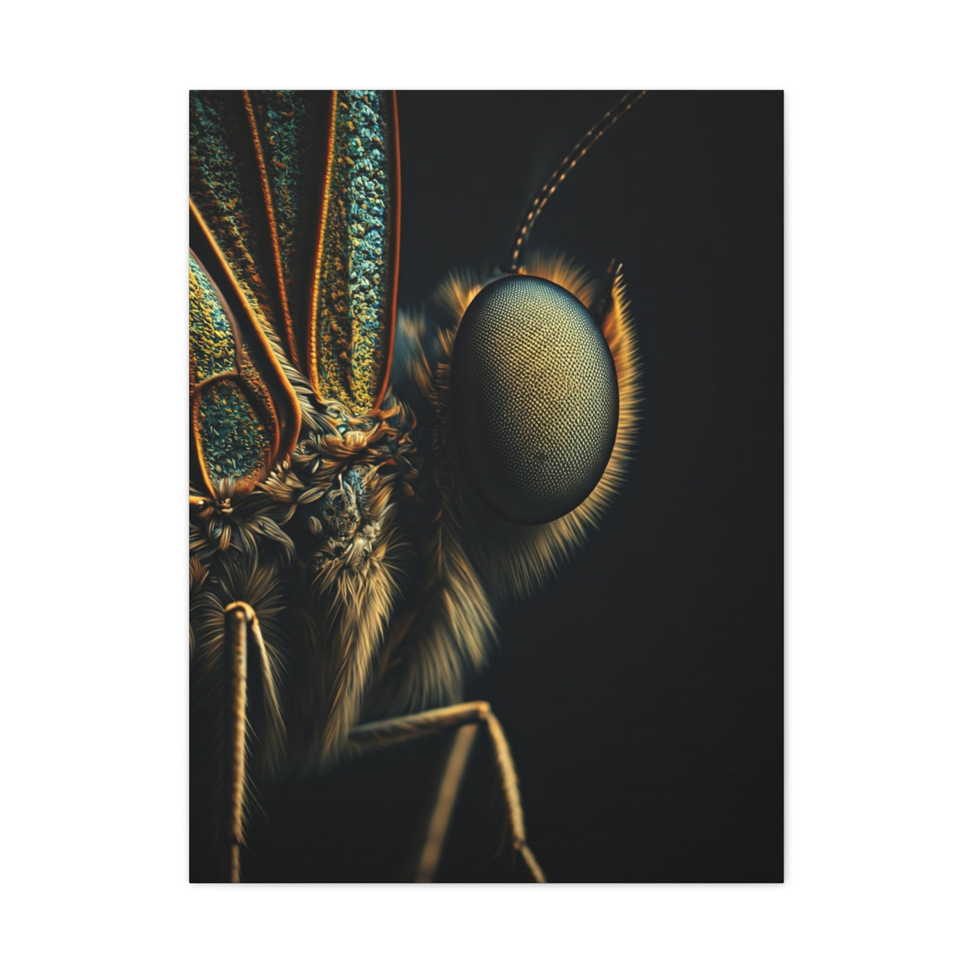 Butterfly Micro Detail Scientific Portrait Wall Art & Canvas Prints