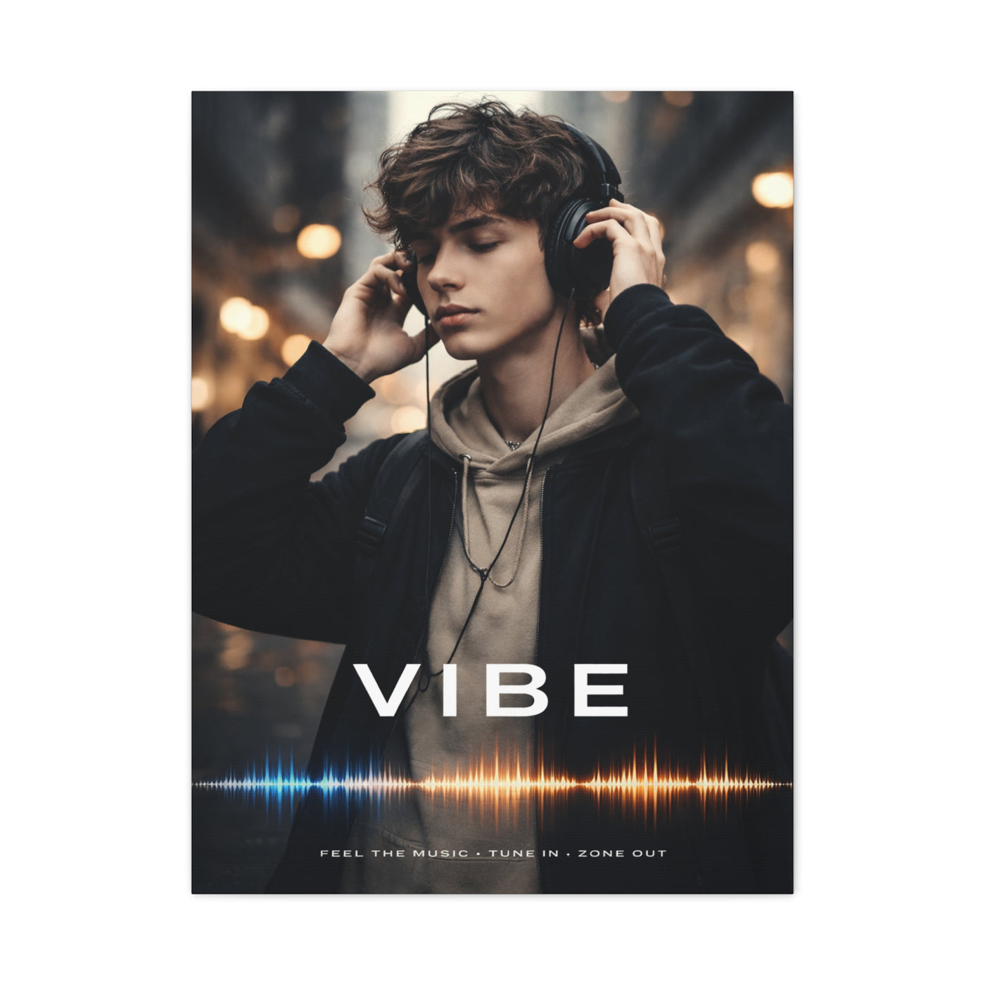 Vibe Music Poster Wall Art & Canvas Print