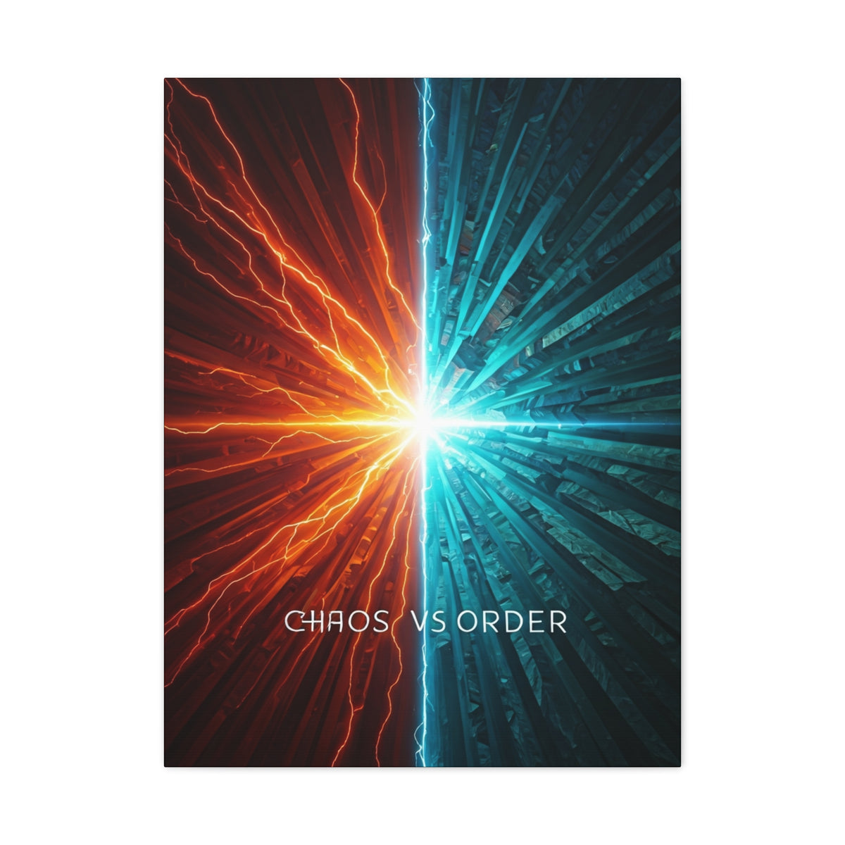 Chaos Versus Order Wall Art & Canvas Prints