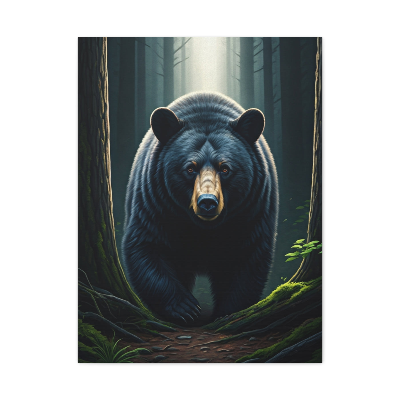 Forest Path Guardian Bear Wall Art & Canvas Prints