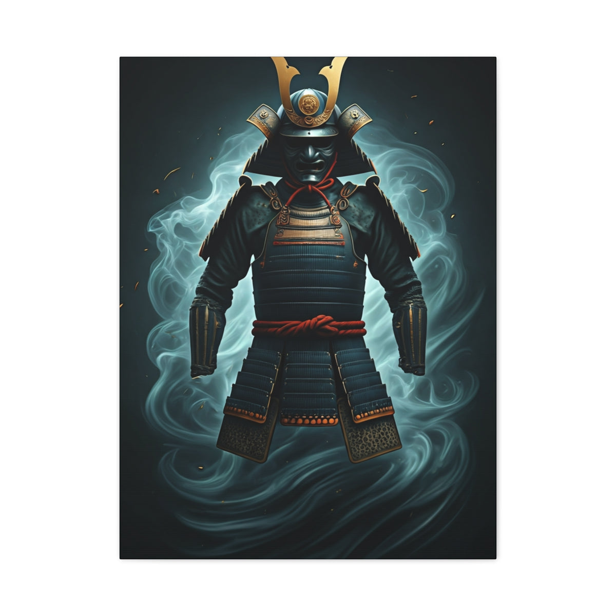 Spirit-Bound Samurai Armor Wall Art & Canvas Prints