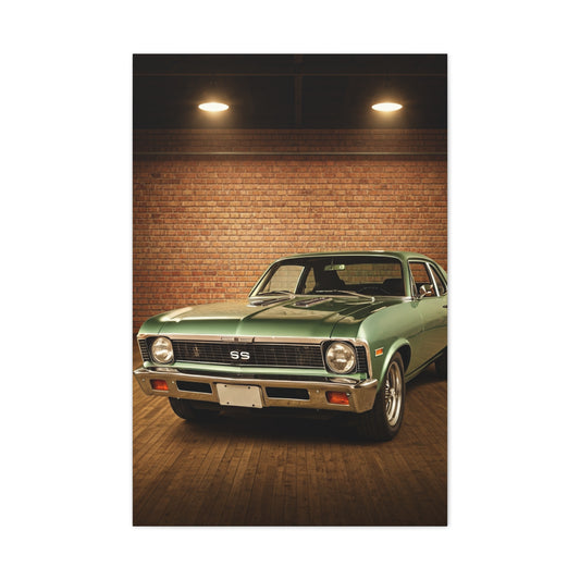 Chevrolet Nova SS Warehouse Muscle Wall Art & Canvas Prints
