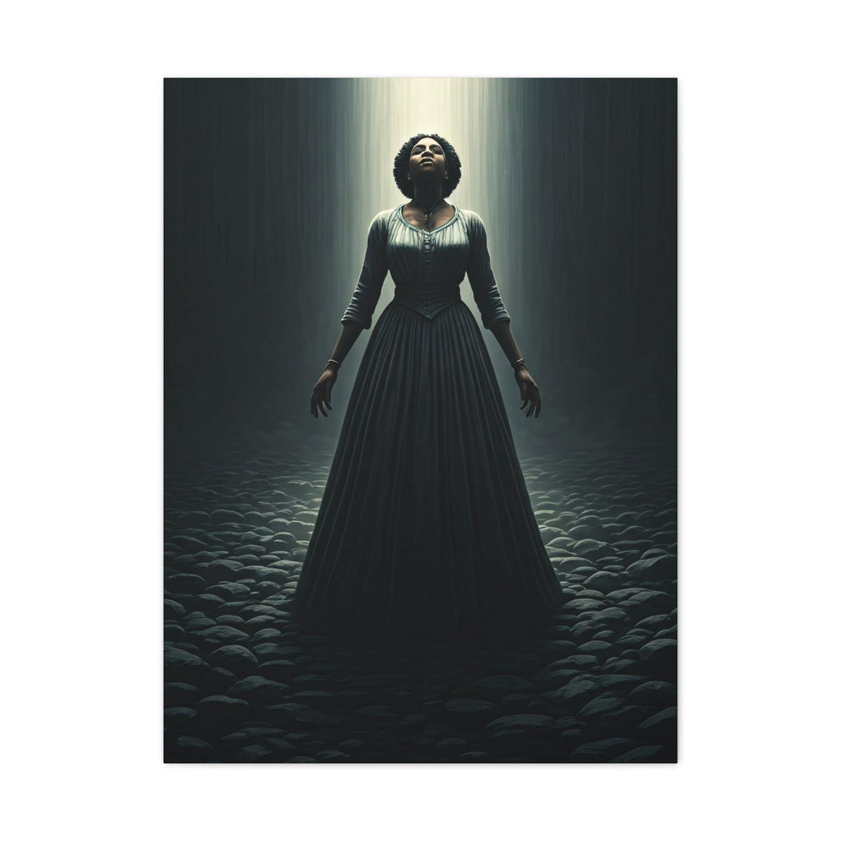 Veil of Silence Portrait Wall Art & Canvas Prints
