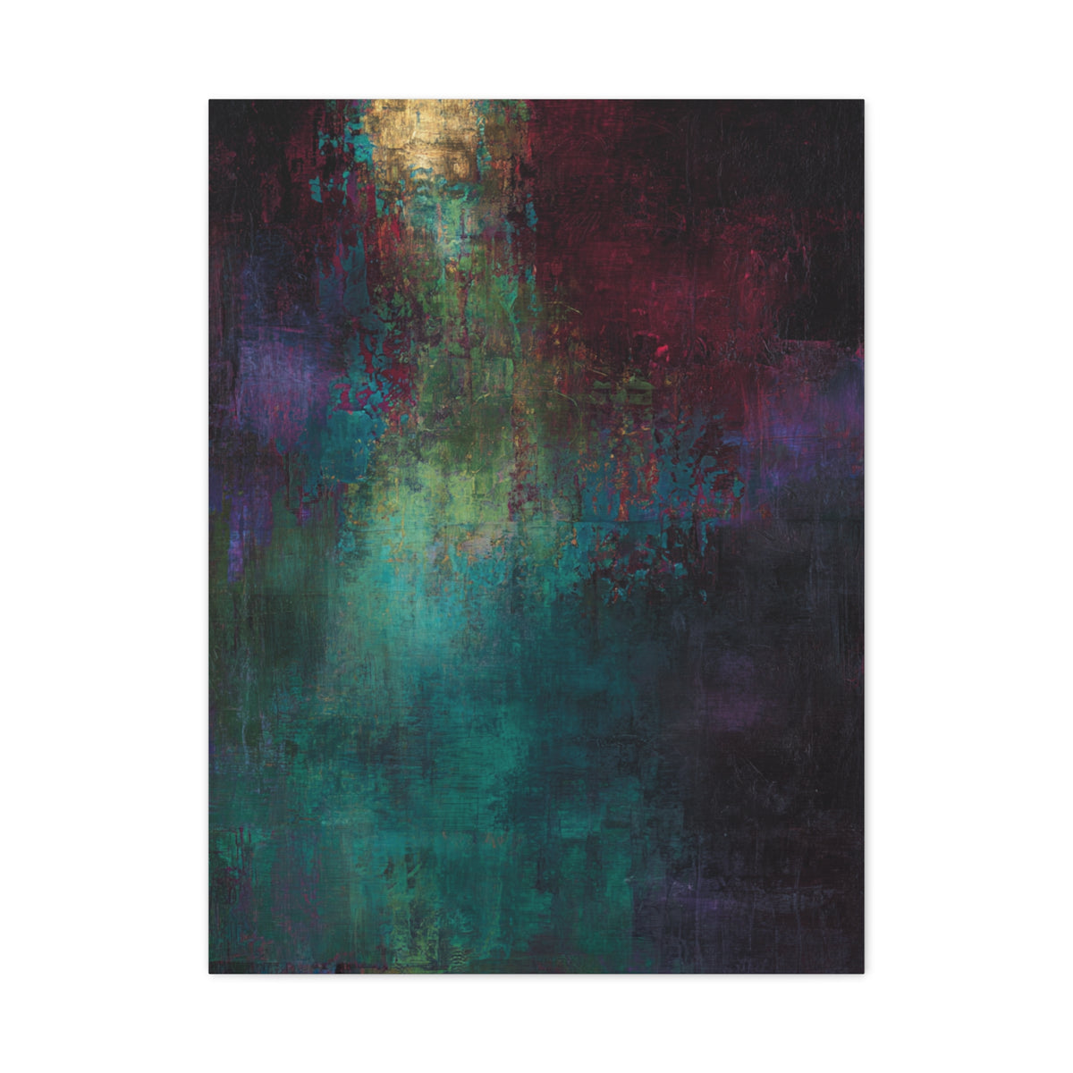 Jewel Tone Abstract Texture Wall Art & Canvas Print