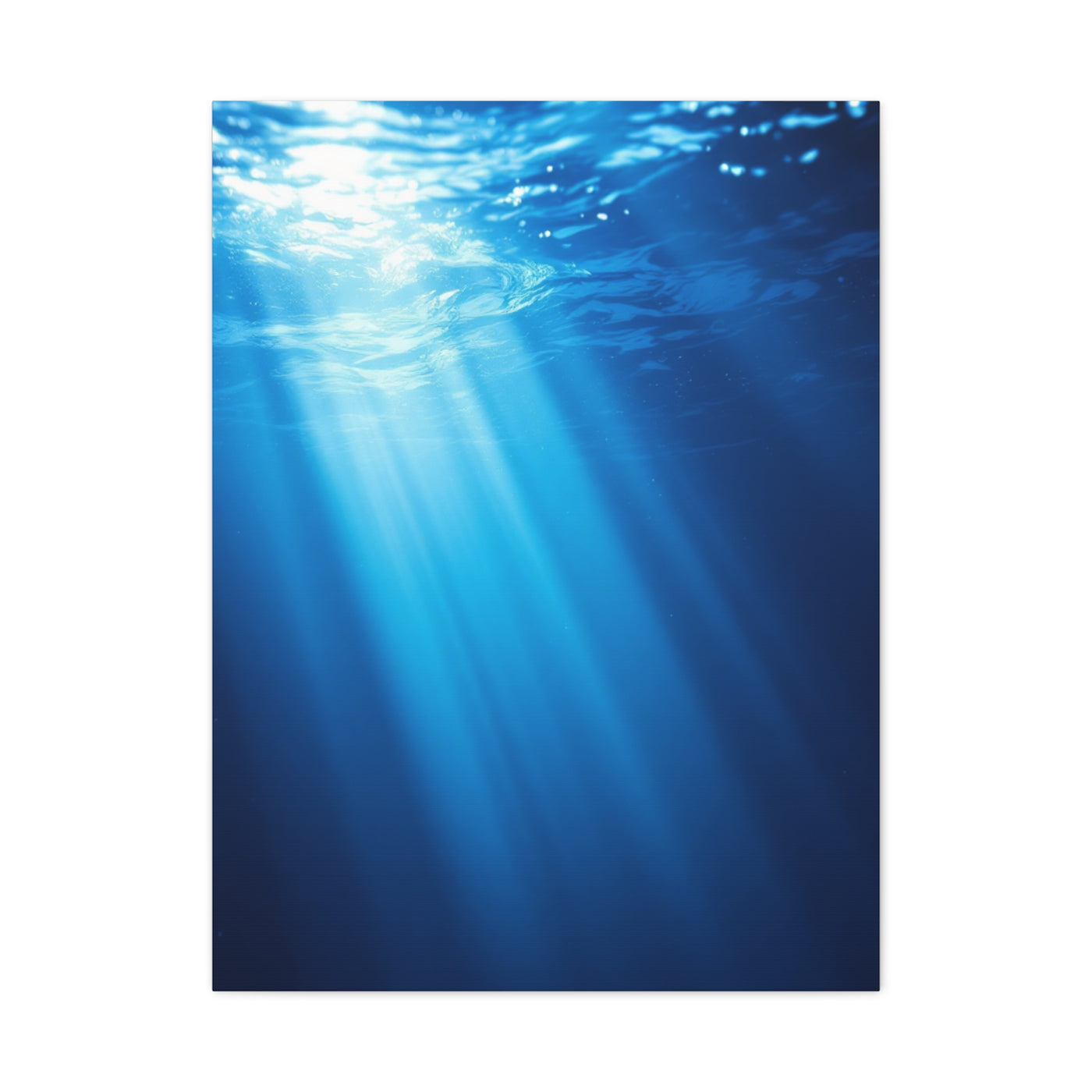 Sunbeams Beneath the Ocean Surface Wall Art & Canvas Prints