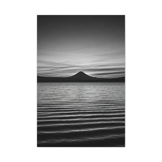 Serene Horizon Mountain Reflection Wall Art & Canvas Prints