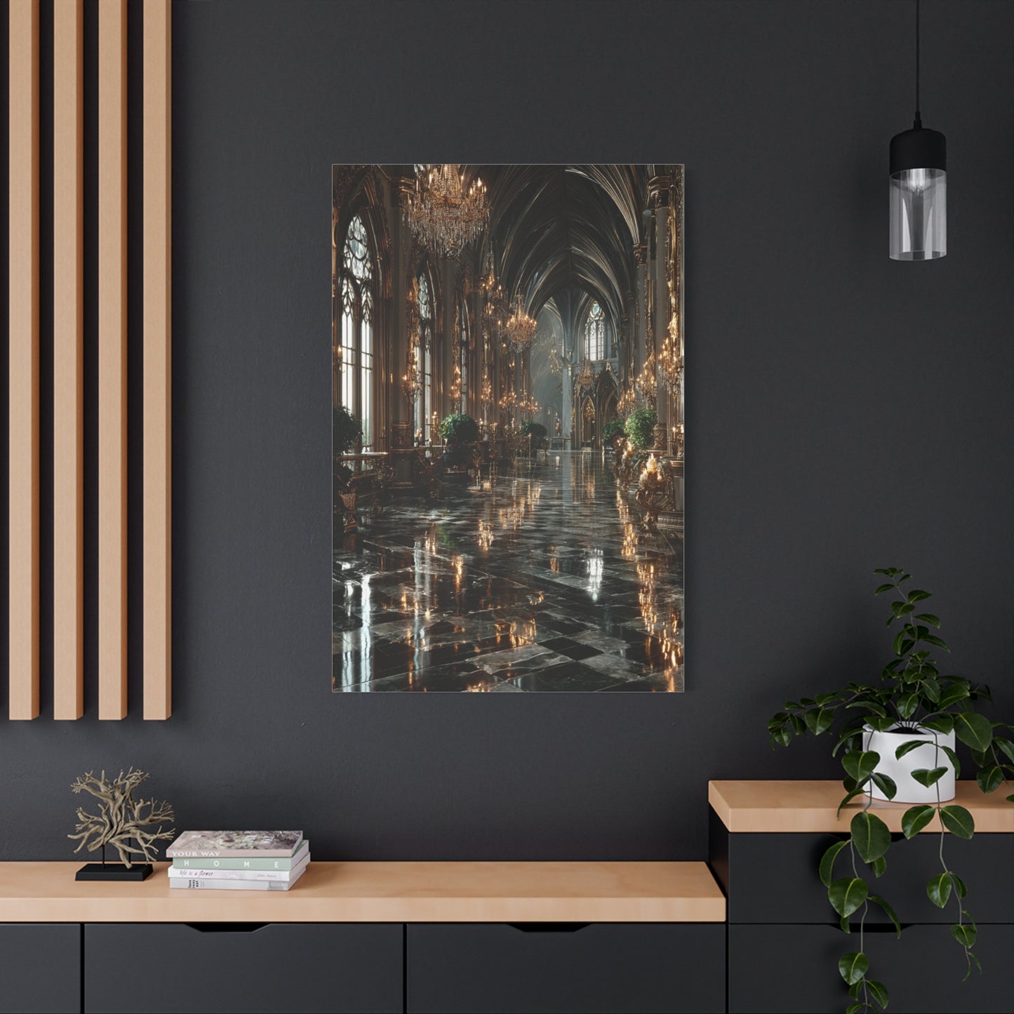 Grand Palace Corridor Luxury Wall Art & Canvas Print