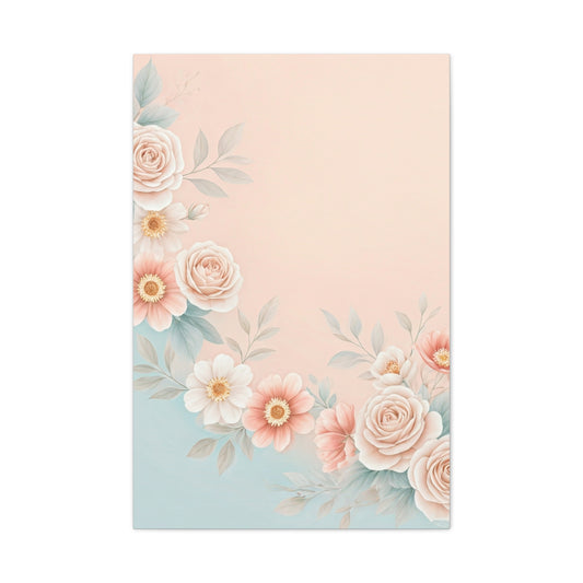 Soft Floral Harmony Wall Art & Canvas Prints