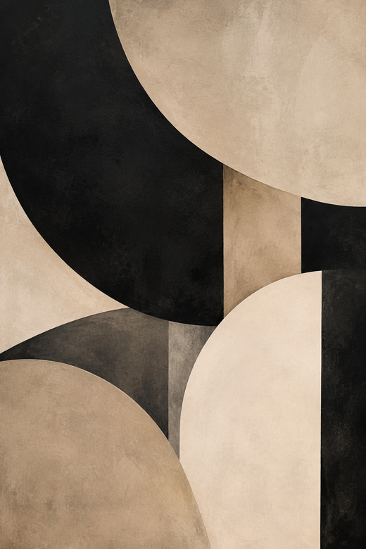 Black & Beige Wall Art