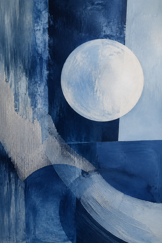 Blue Wall Art
