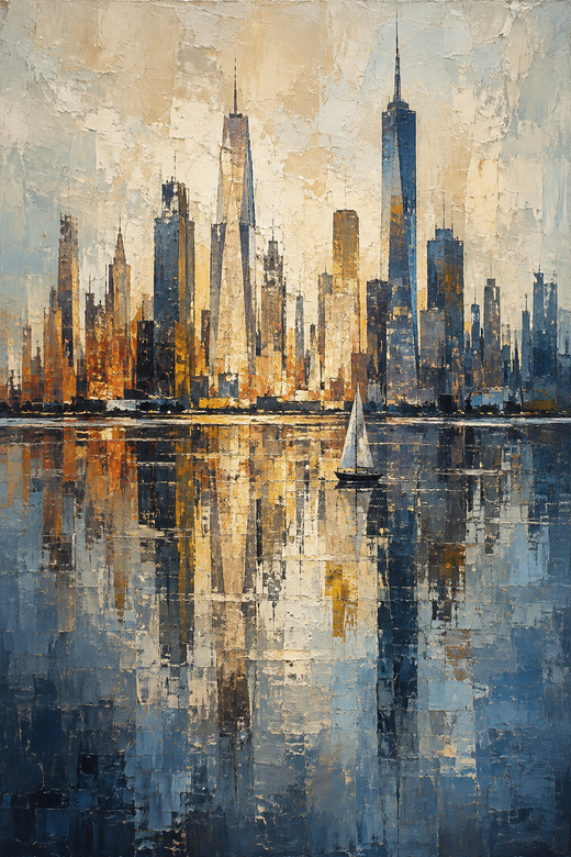 City Skylines Wall Art