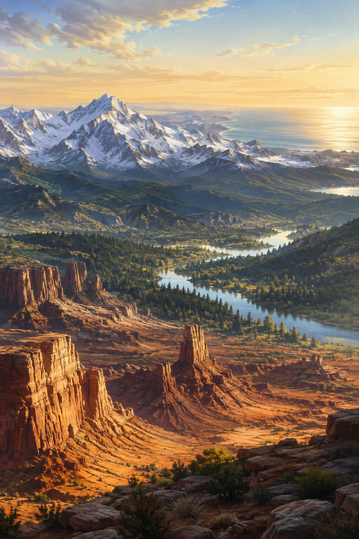 Scenery by Region Wall Art