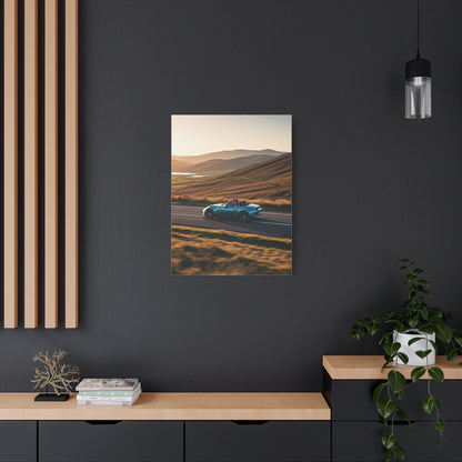 Mazda MX-5 Miata Winding Countryside Road Wall Art & Canvas Prints