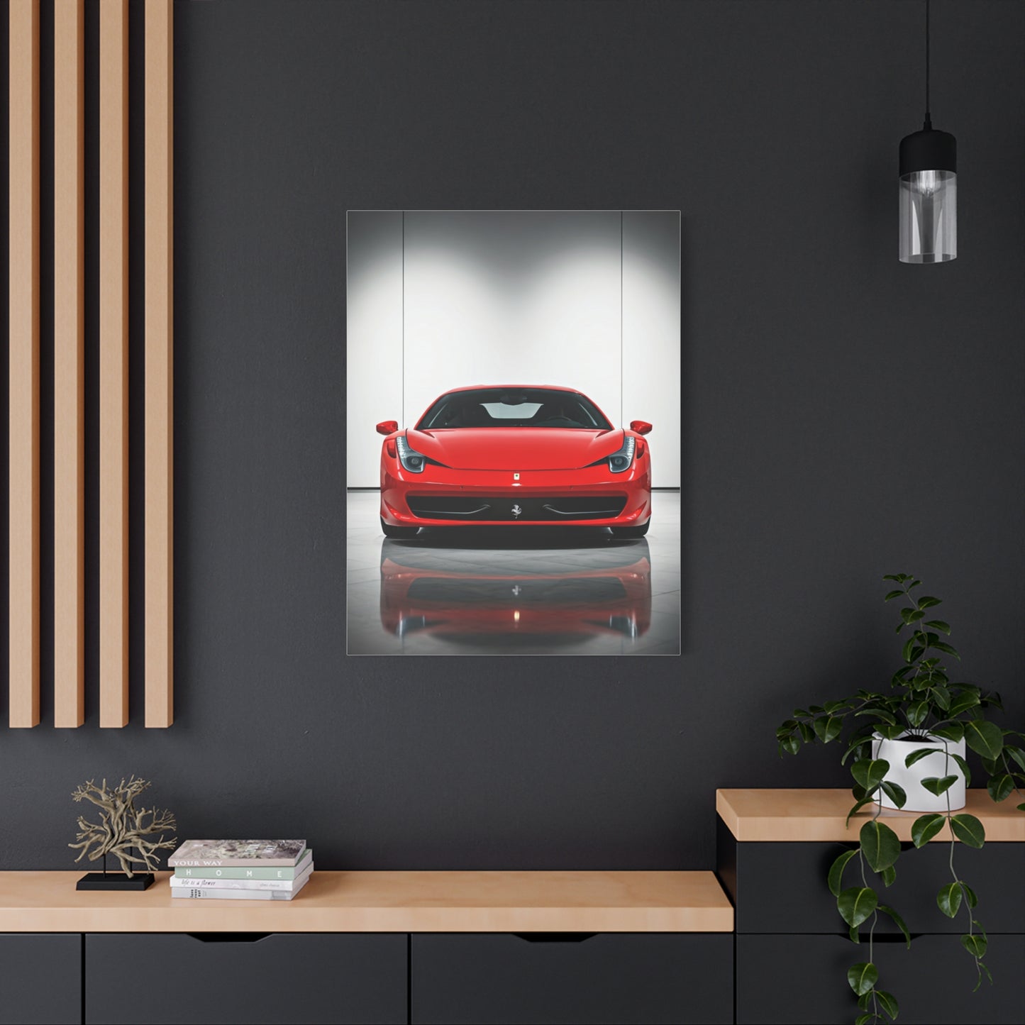 Ferrari 458 Italia Luxury Showroom Wall Art & Canvas Prints