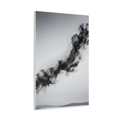 Abstract Ink Motion Romance Minimal Wall Art & Canvas Print