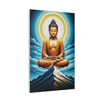 Celestial Buddha Above the Mountains Wall Art & Canvas Prints