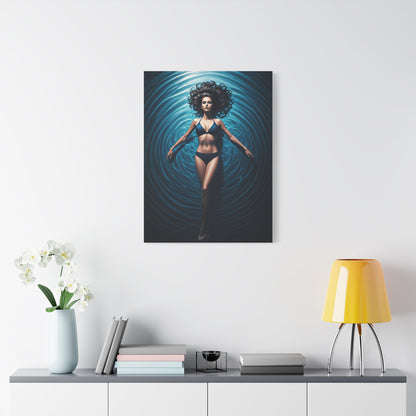 Calm Drift on Blue Water Wall Art & Canvas Prints