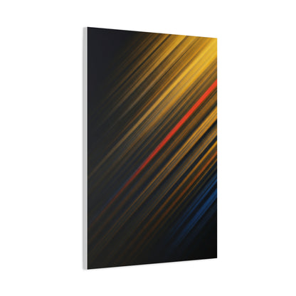 Golden Diagonal Light Abstract Wall Art & Canvas Prints