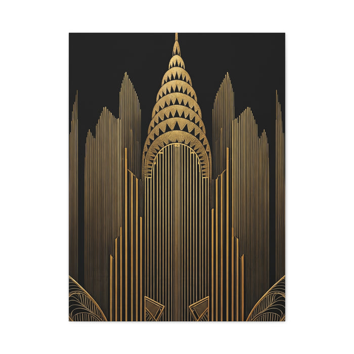 Cathedral Spire Art Deco Architecture Wall Art & Canvas Prints