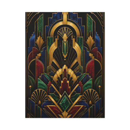 Neo Art Deco Jewel Geometry Wall Art & Canvas Print